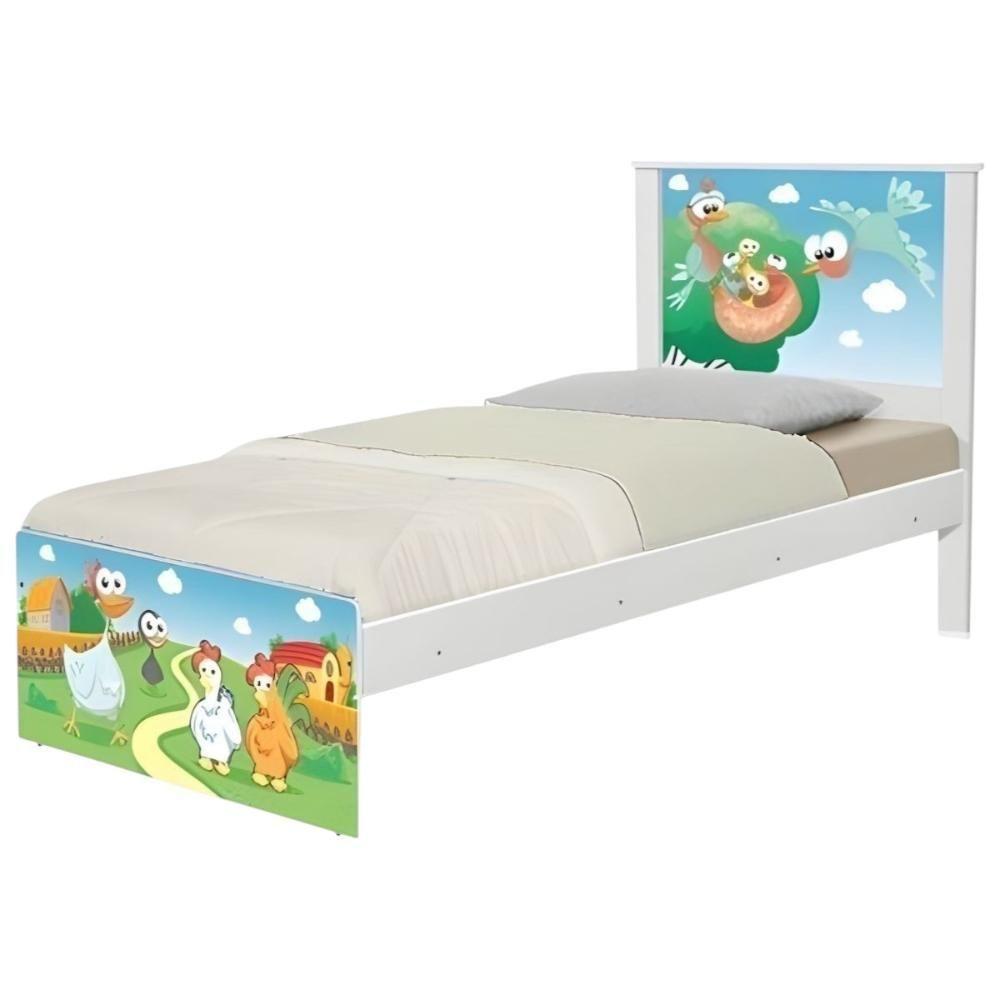 Cama Juvenil Zap Com Cabeceira Barcelona Fazendinha - 6