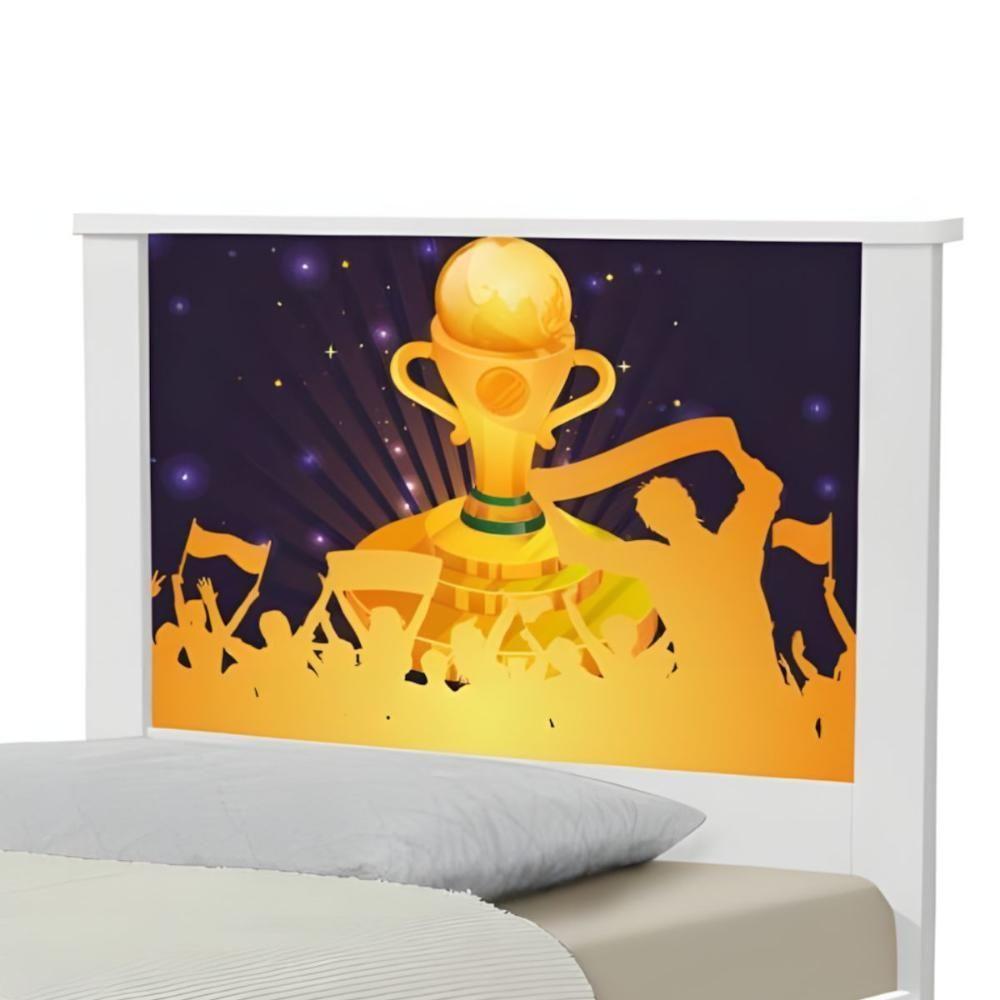 Cama Juvenil Zap Futebol Troféu Com Colchão - 4