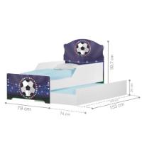 Bicama Mini Snap Futebol Bandeiras Com Colchões - 3