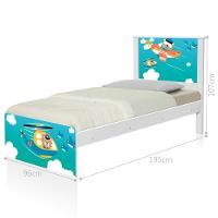 Cama Juvenil Zap Patrulha Animal Com Colchão - 3