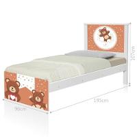 Cama Juvenil Zap Com Cabeceira Ursinhos De Pelúcia - 2