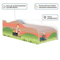 Cama Carro Solteiro Joy Trenzinho Solteiro Com Colchão - 2