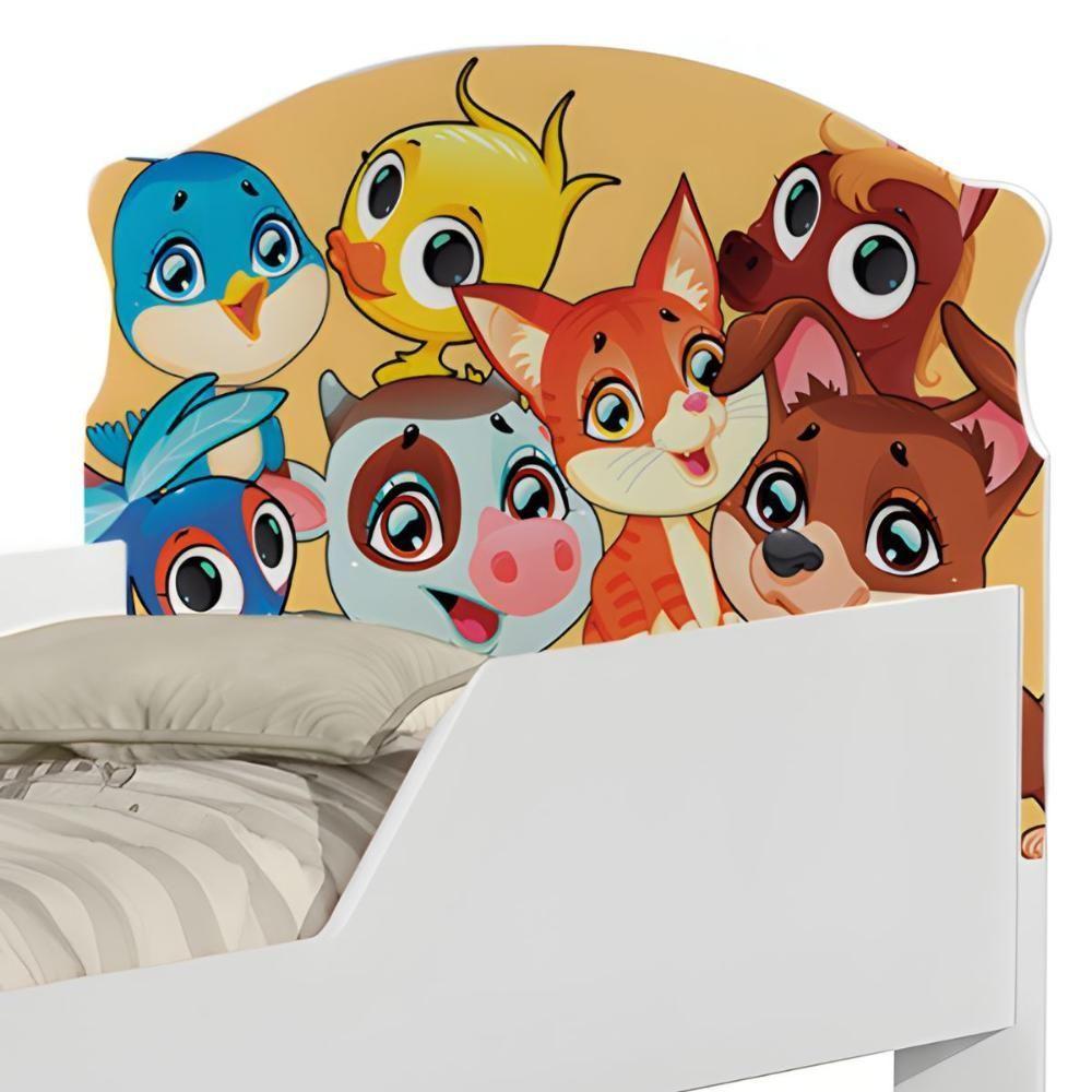 Cama Infantil Tick Bichinhos Com Colchão - 4