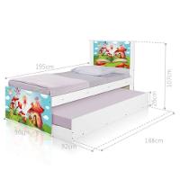 Bi Cama Juvenil Zap Com Cabeceira Mundo Das Fadinhas - 2