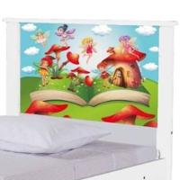 Bi Cama Juvenil Zap Com Cabeceira Mundo Das Fadinhas - 5