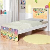 Cama Juvenil Zap Fundo Do Mar Feliz Com Colchão - 1