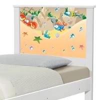 Cama Juvenil Zap Fundo Do Mar Feliz Com Colchão