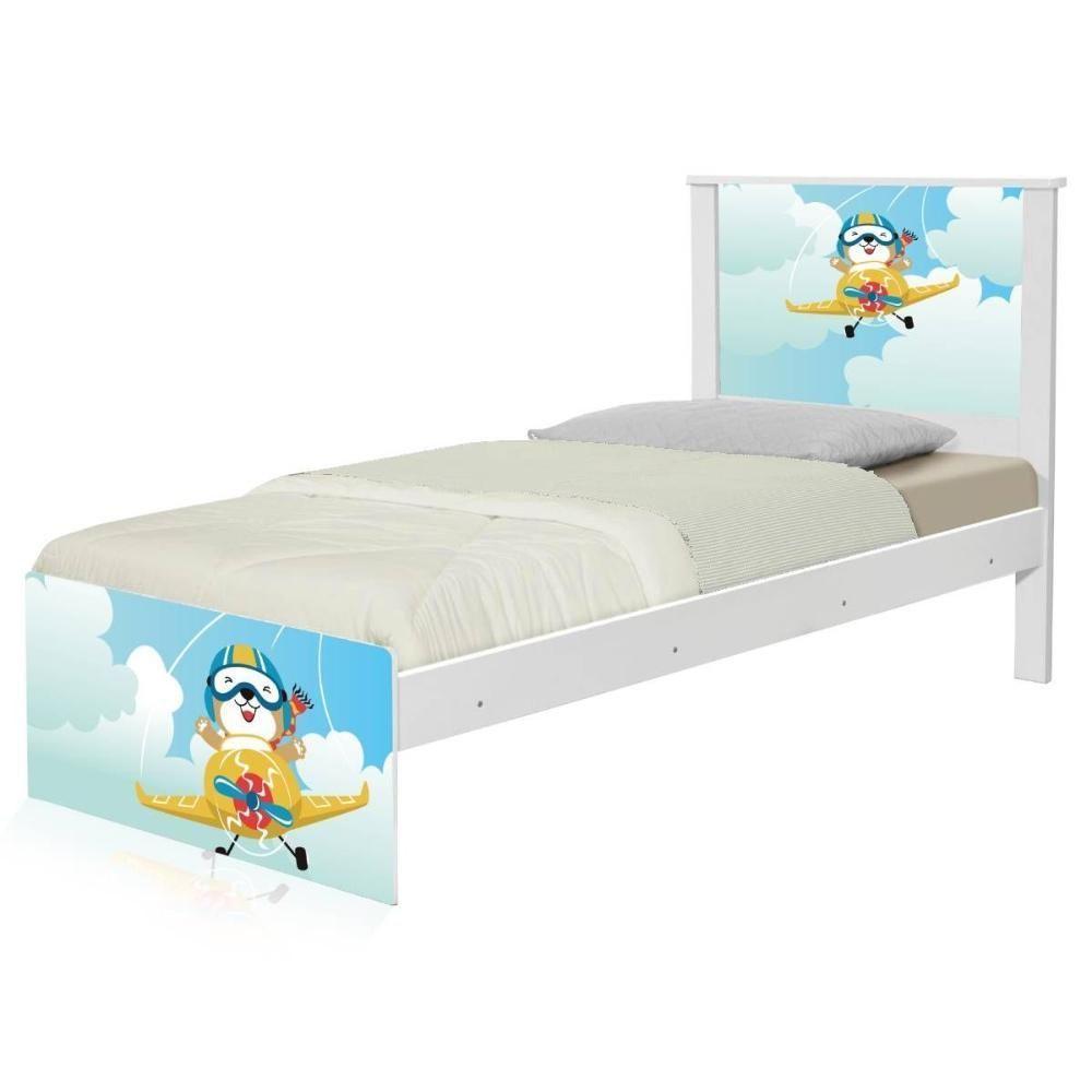 Cama Juvenil Zap Com Cabeceira Ursinho Patrulheiro - 6