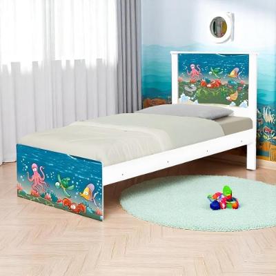 Bi Cama Juvenil Zap Fundo Do Mar Com Colchões