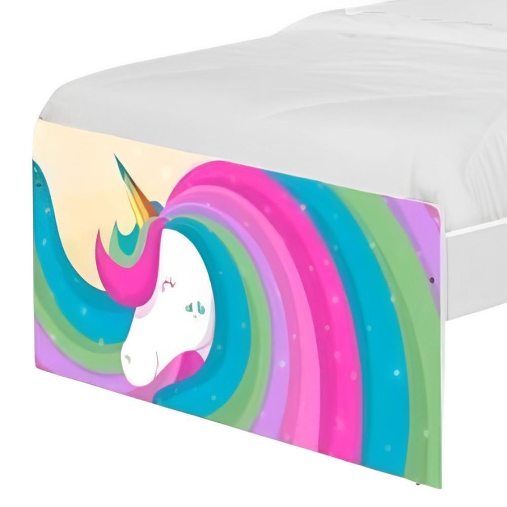Bi Cama Juvenil Zap Unicórnio Arco íris Com Colchões - 4