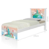 Cama Juvenil Zap Volta Ao Mundo Com Colchão - 3