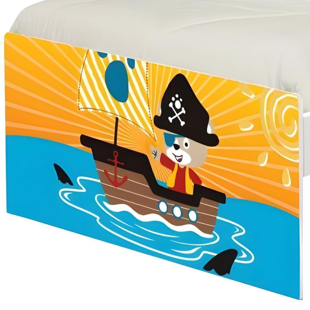 Cama Juvenil Zap Com Cabeceira Pirata - 4