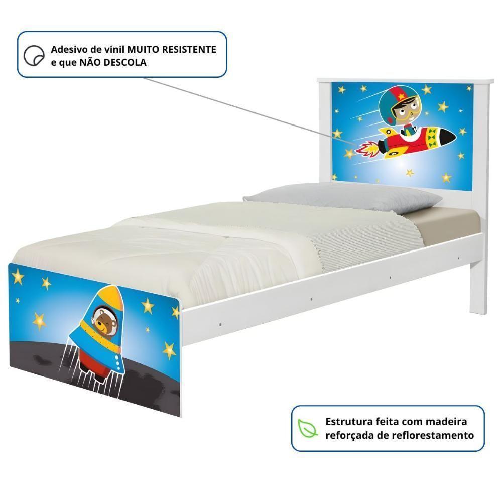 Cama Juvenil Zap Astronauta Com Colchão - 2