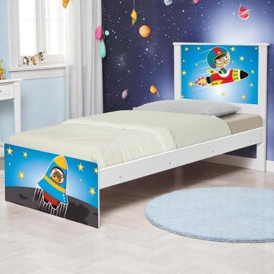 Cama Juvenil Zap Astronauta Com Colchão