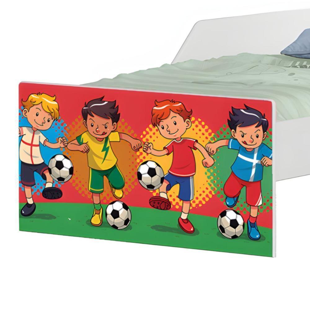Cama Infantil Tick Futebol Meninos Com Colchão - 5