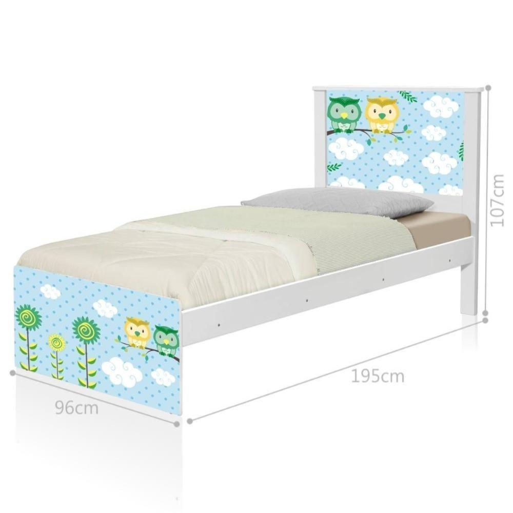 Bi Cama Juvenil Zap Corujinhas Com Colchões - 3