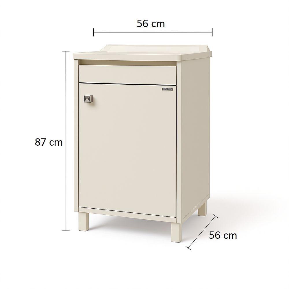 Gabinete De Mdf Com Tanque Astra 40 Litros Branco - 3