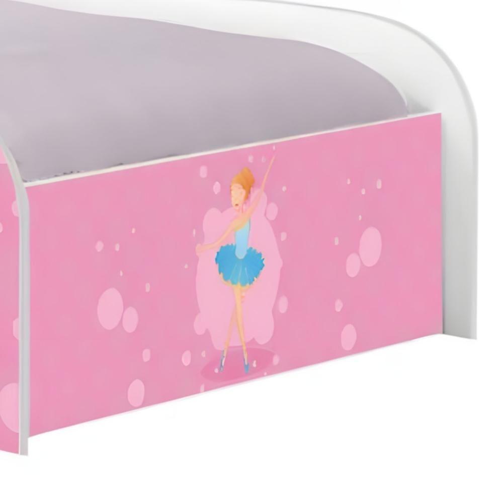Cama Carro Solteiro Joy Bailarina Solteiro Com Colchão - 5