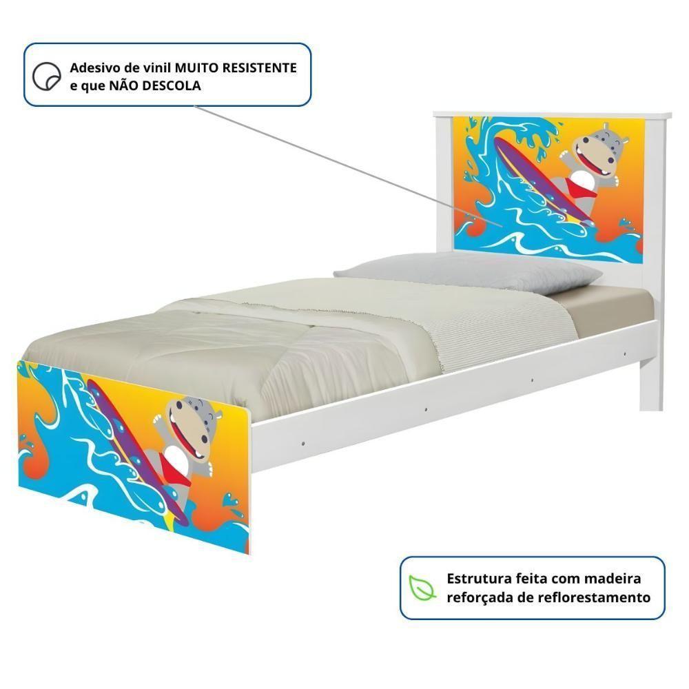 Bi Cama Juvenil Zap Surfista Com Colchões - 2