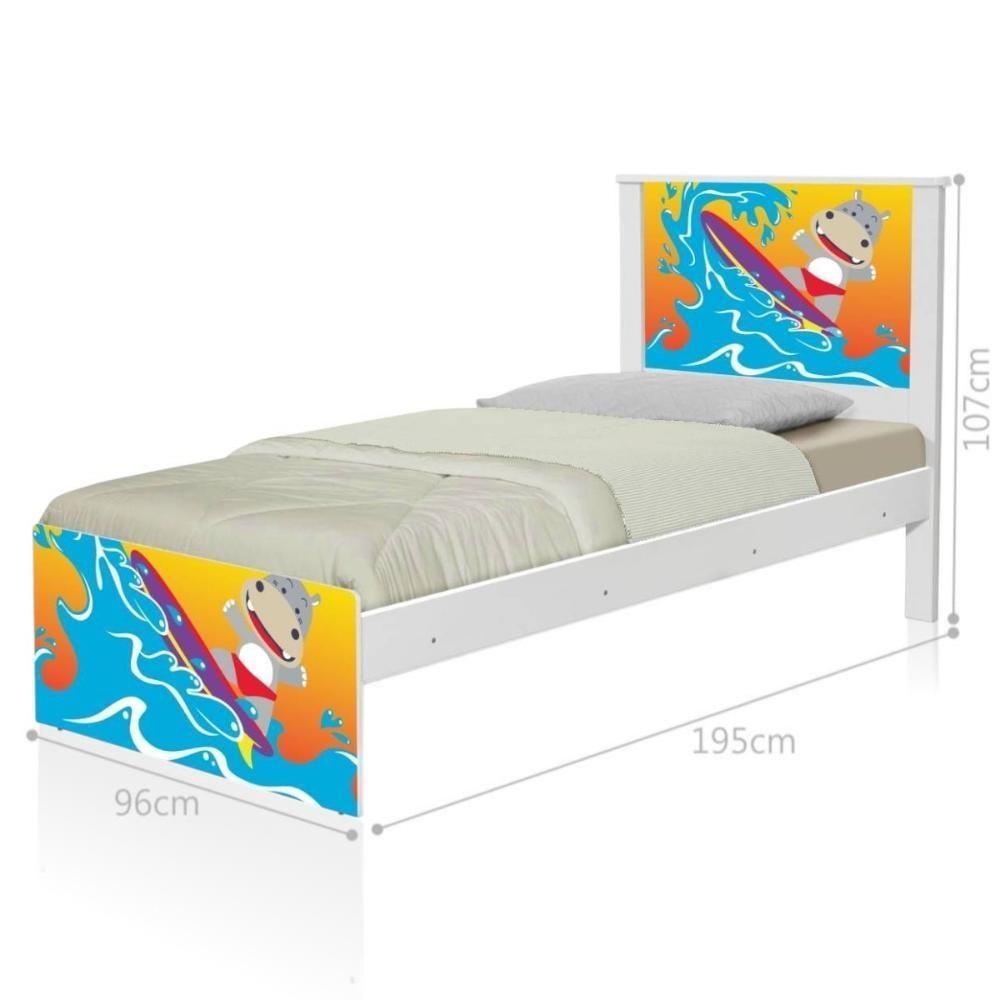 Bi Cama Juvenil Zap Surfista Com Colchões - 3