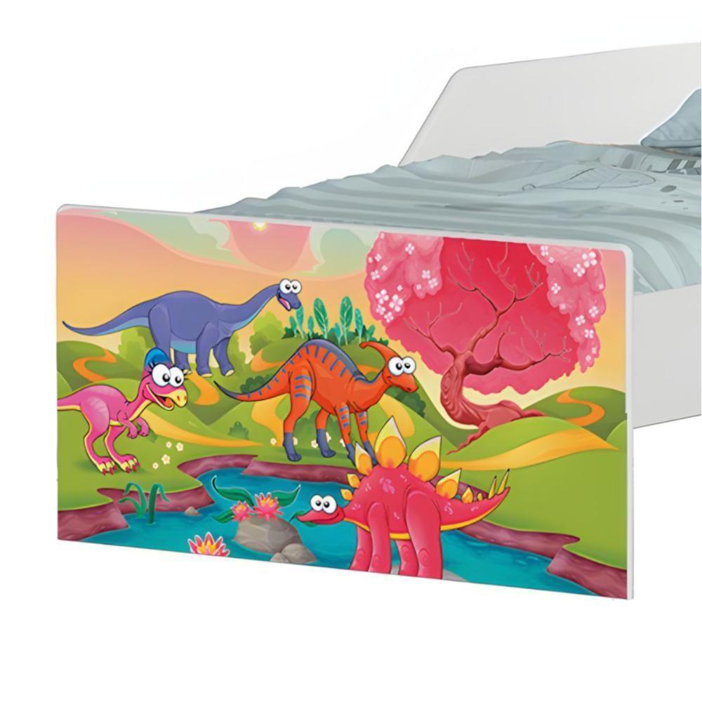 Cama Infantil Tick Planeta Dinossauro Com Colchão - 5