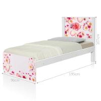 Bi Cama Juvenil Zap Rosas Com Colchões - 3