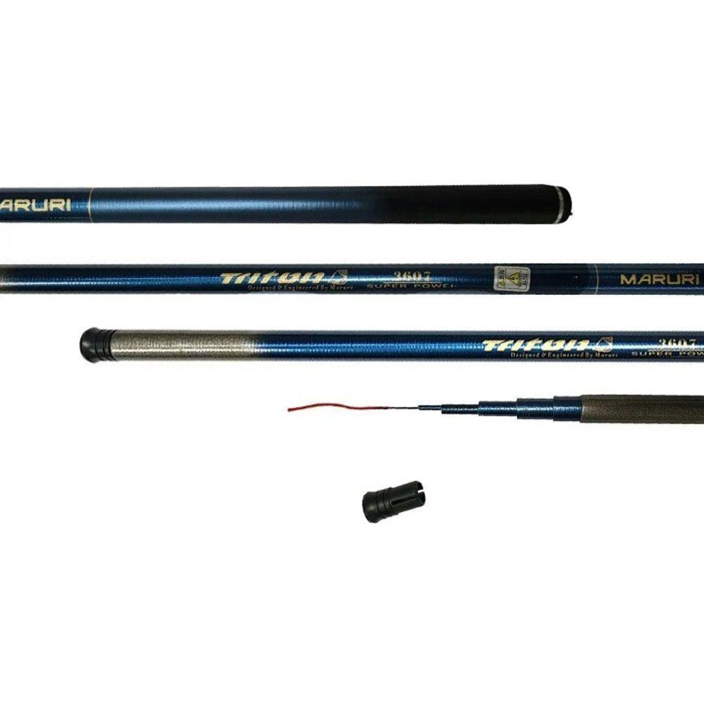 Vara Telescópica De Pesca Maruri Triton Tamanho 1,80m - 3
