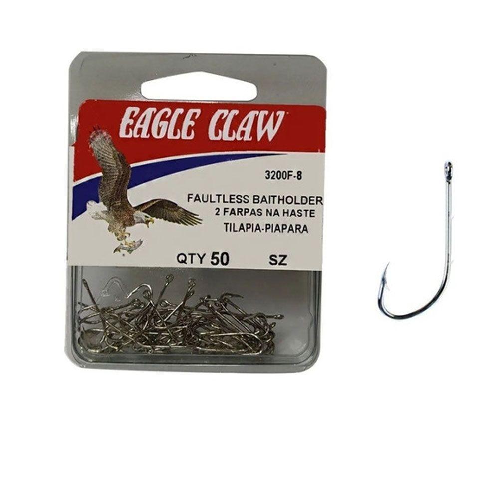 Anzol Eagle Claw Dupla Farpa C/50un Super Resistente Tamanho N14 - 3