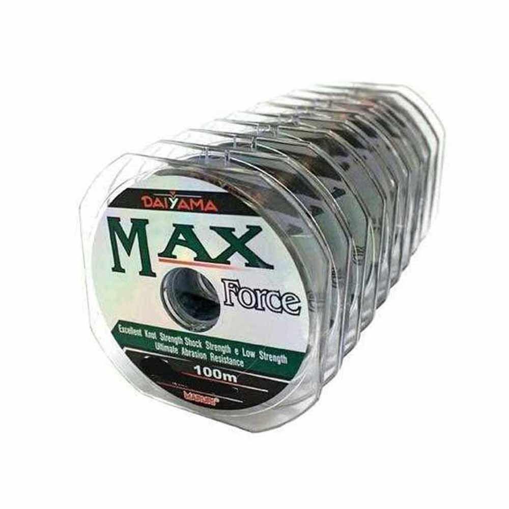 Linha De Pesca Monofilamento Max Force 500m Tamanho 0,21mm - 1