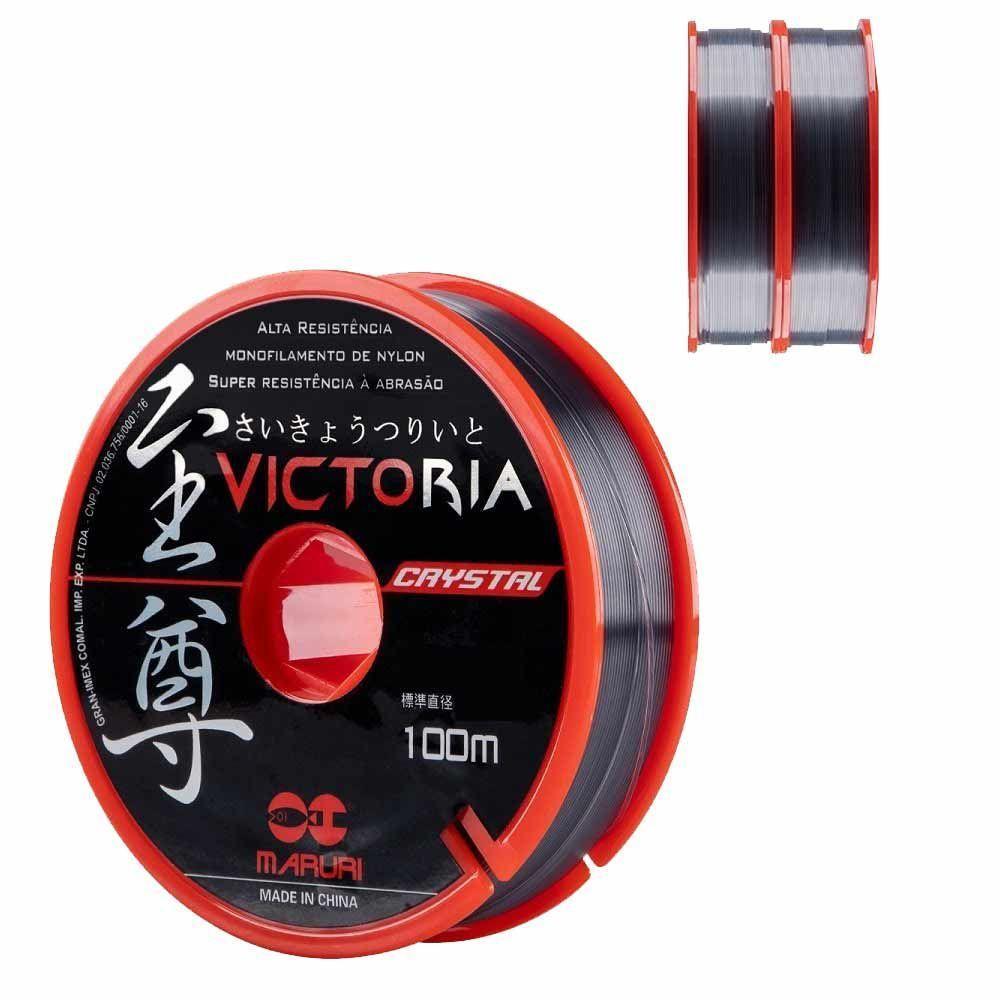 Linha De Pesca Nylon Victoria Cinza 1000 Metros Tamanho 0,40mm - 5