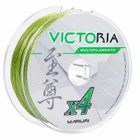 Linha De Pesca Multifilamento 4 Fios Victoria Verde 100m Tamanho 0,24mm - 1