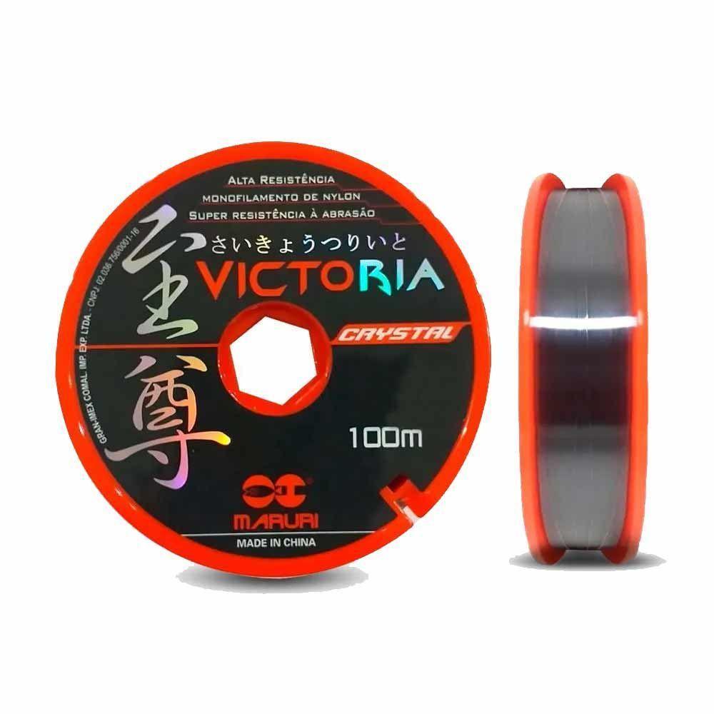 Linha De Pesca Nylon Victoria Cinza 1000 Metros Tamanho 0,70mm - 3