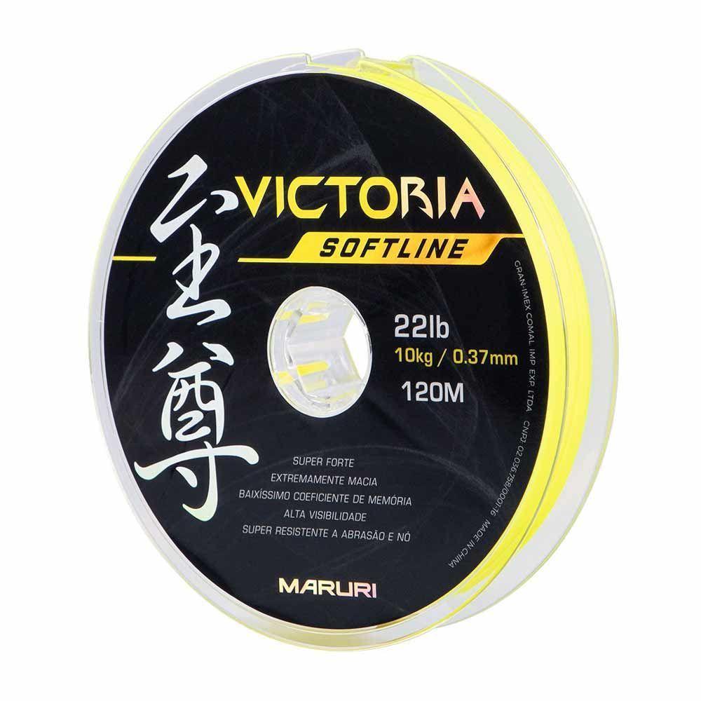 Linha De Pesca Victoria Soft Amarelo 120m Tamanho 0,37mm - 1