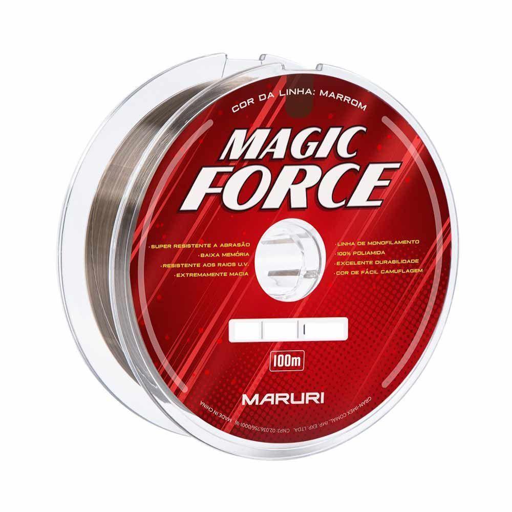 Linha De Pesca Monofilamento Magic Force 300m Tamanho 0,21mm - 3