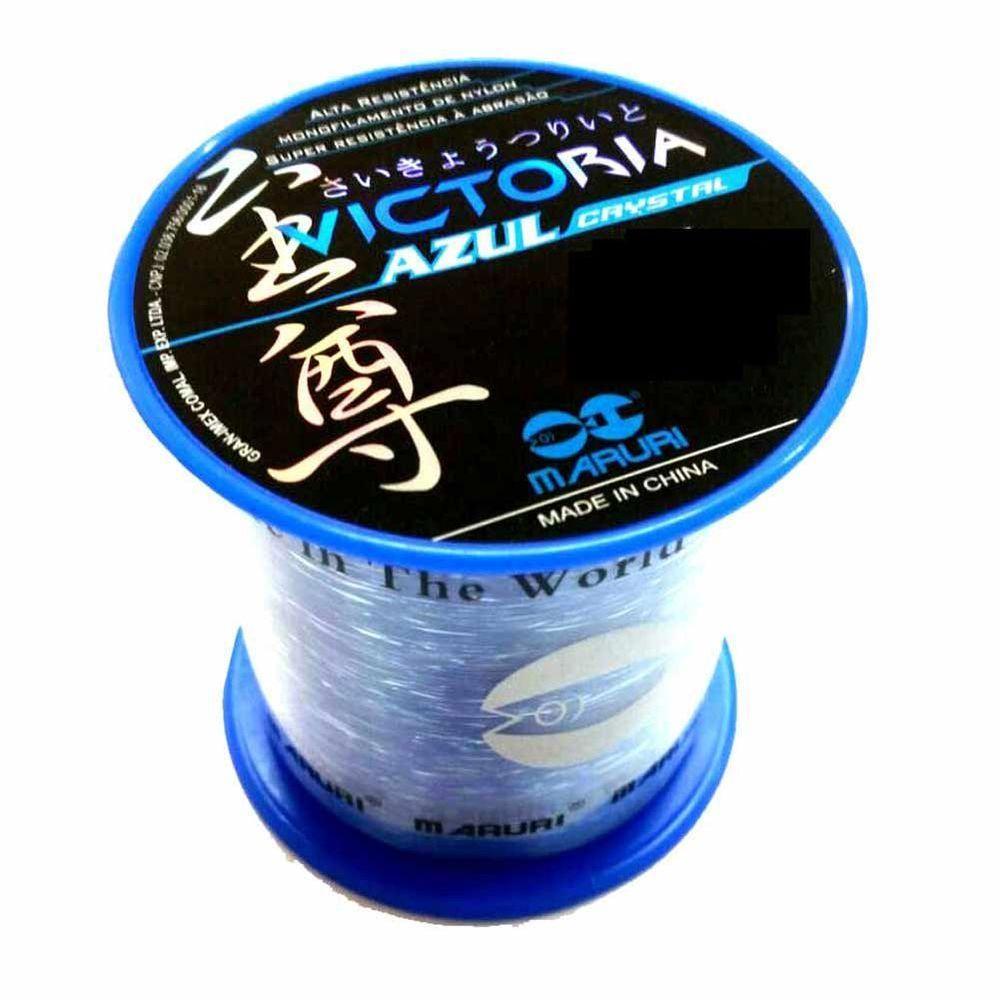 Linha De Pesca Monofilamento Victoria Azul Tamanho 0,40mm - 5