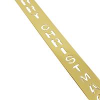 Suporte Para Guirlanda Metal Dourado Merry Christmas 31cm Encaixe Porta - Magizi - 5