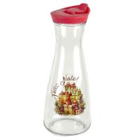 Garrafa Vidro Style Decorada Estampa Natalina Presentes 1 Litro - Magizi - 1