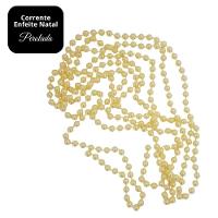 Corrente Perolada Decorativa Bolinhas Peroladas 8mm X 2,7 Metros - Magizi - 6