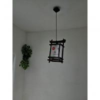 Lustre Luminária De Teto Japonês Oriental Sala Restaurante Artesanal Decoração Hotel Pousada - 3