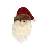 Kit 3 Pelúcias Carinha Papai Noel Scotch Pendente Gorro Crochê 13cm - Magizi - 5