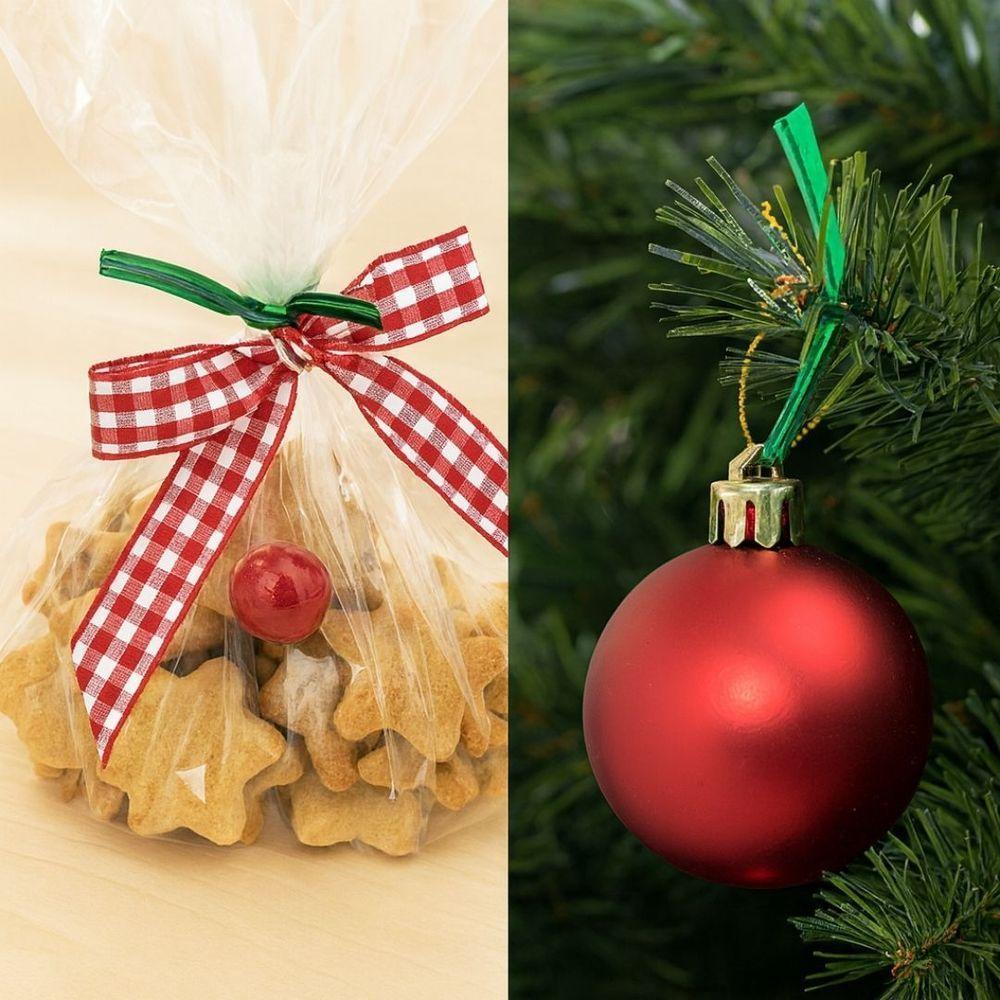 Jogo 200 Fecho Prático Aramado Flexível Verde 11cm X 4mm - Magizi - 2