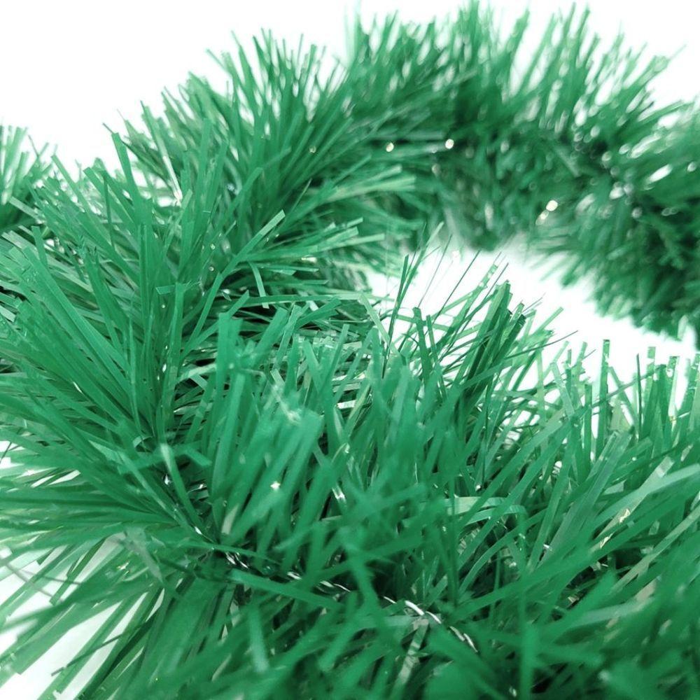 Festão De Natal Verde Opaco Premium 9cm X 2 Metros - Master Christmas - 2
