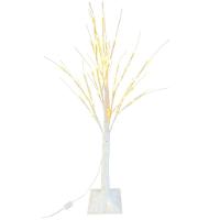 Árvore Vidoeira Iluminada 1 Metro 48 Leds Branco Quente Fixo 127v Base Reforçada - 7