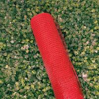 Tela Decorativa Natal Malha Tule Trançado Vermelho 52cm X 5m Brilhante Premium - 8