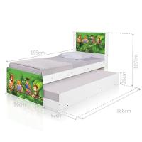 Bi Cama Juvenil Zap Com Cabeceira Safari - 2