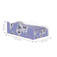 Mini Cama Joy Mapa De Viagens Com Colchão - 3