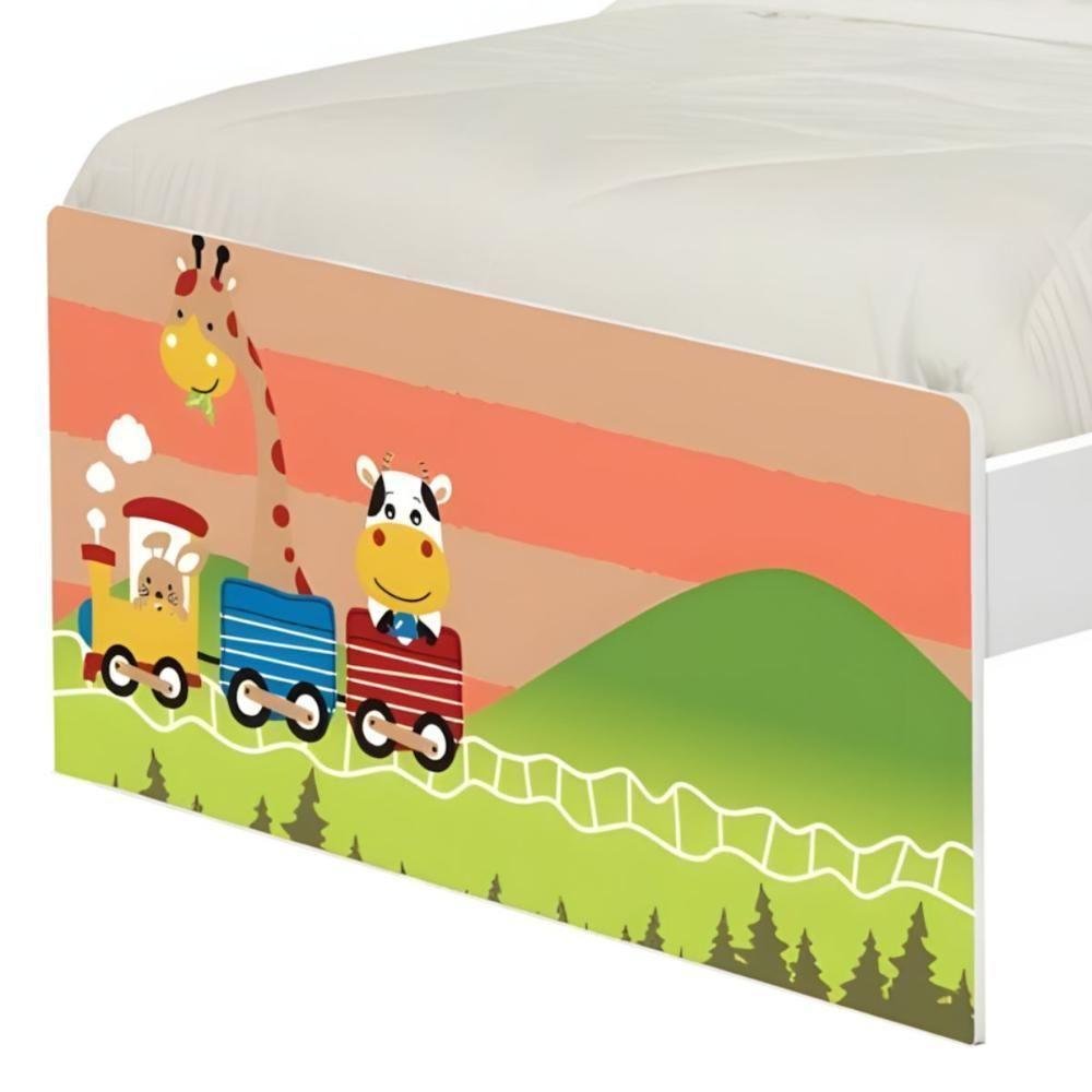 Cama Juvenil Zap Trenzinho Com Colchão - 5