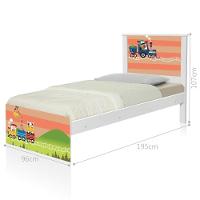 Cama Juvenil Zap Trenzinho Com Colchão - 3