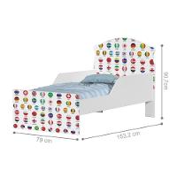 Cama Infantil Tick Futebol Time - 2