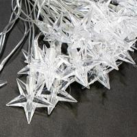 Cortina Rede Estrelas 120 Leds Branco Quente 8 Funções 3 Metros 127v - Wincy - 5